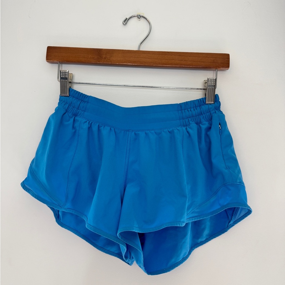 lululemon athletica Bright Blue Women's Hotty Hot Shorts - Low